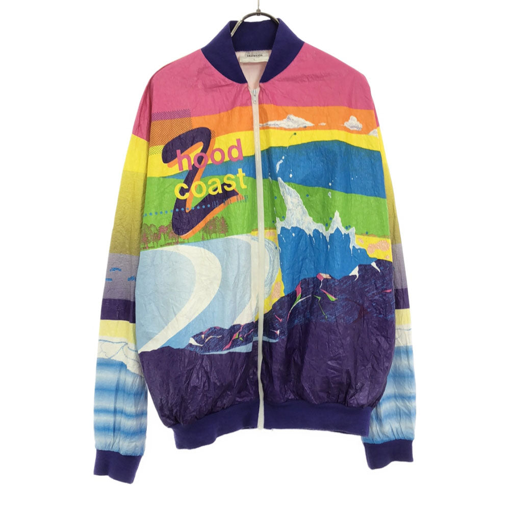 グラフィックジャケット 総柄 ペーパージャケット L Graphic JACKETS メンズ