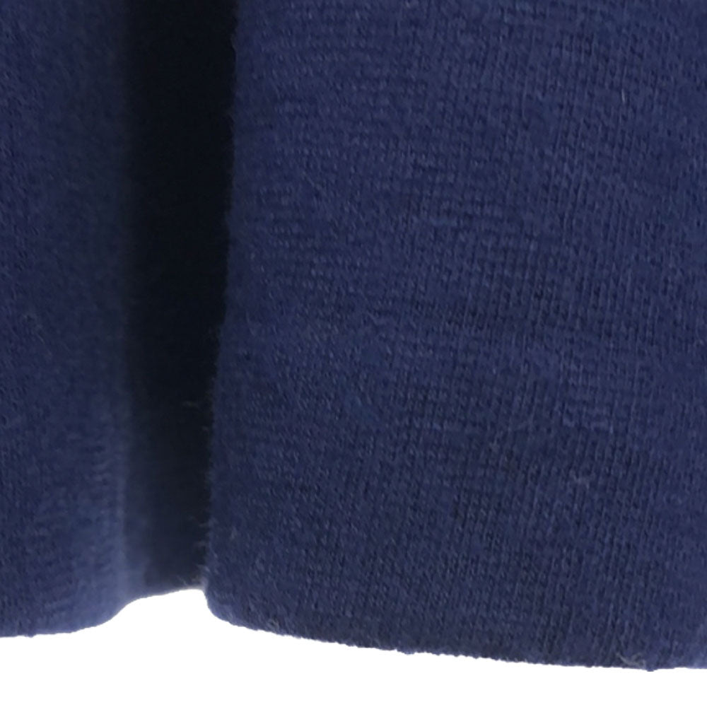 BLUE LABEL CRESTBRIDGE ブルーレーベルクレストブリッジ 三陽商会 7分袖 ハーフボタン ワンピース 38 ブルー レディース