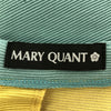 マリークヮント 日本製 長袖 切替え ワンピース M イエロー×グリーン系 MARY QUANT レディース