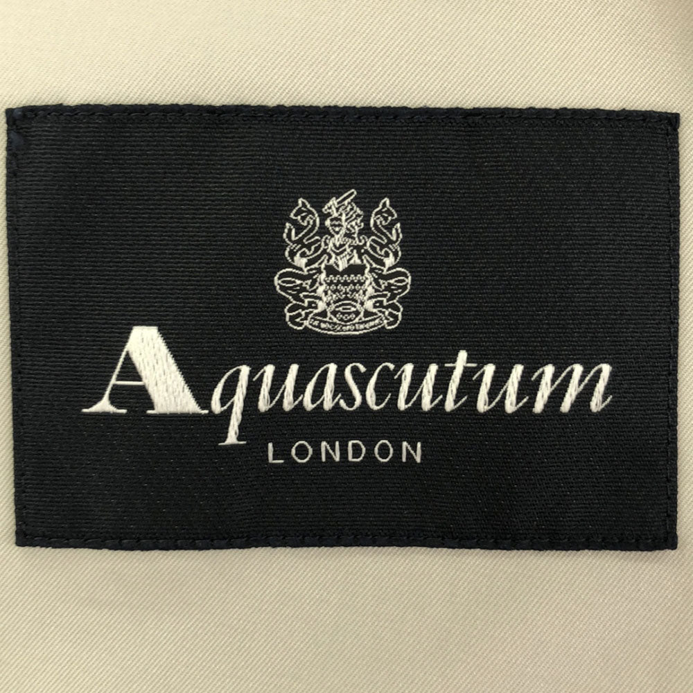 Aquascutum アクアスキュータム 日本製 テーラードジャケット M ベージュ メンズ