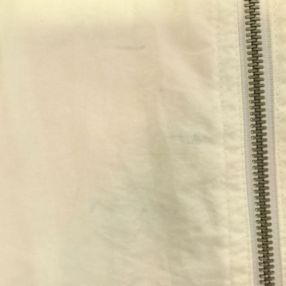 NORDICA ノルディカ ロゴ刺繍 テニス ナイロンジャケット 40 ホワイト×レッド ブルゾン レディース