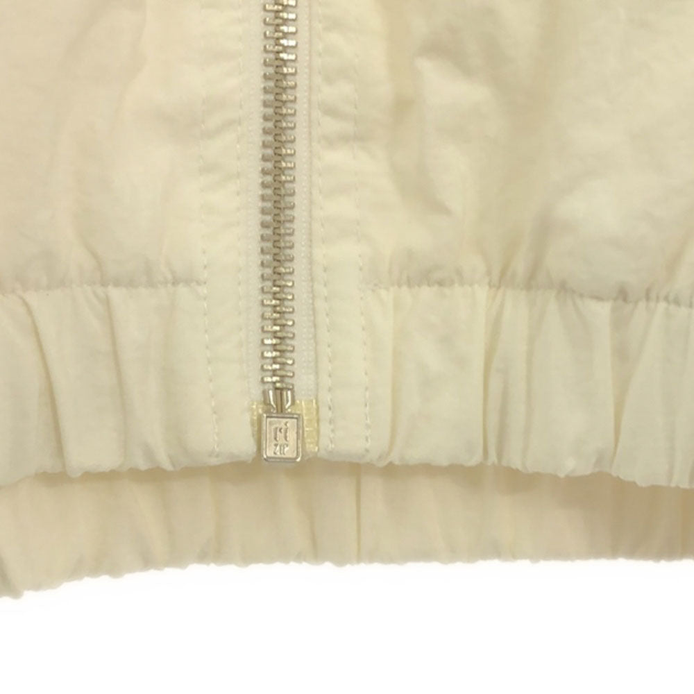 NORDICA ノルディカ ロゴ刺繍 テニス ナイロンジャケット 40 ホワイト×レッド ブルゾン レディース