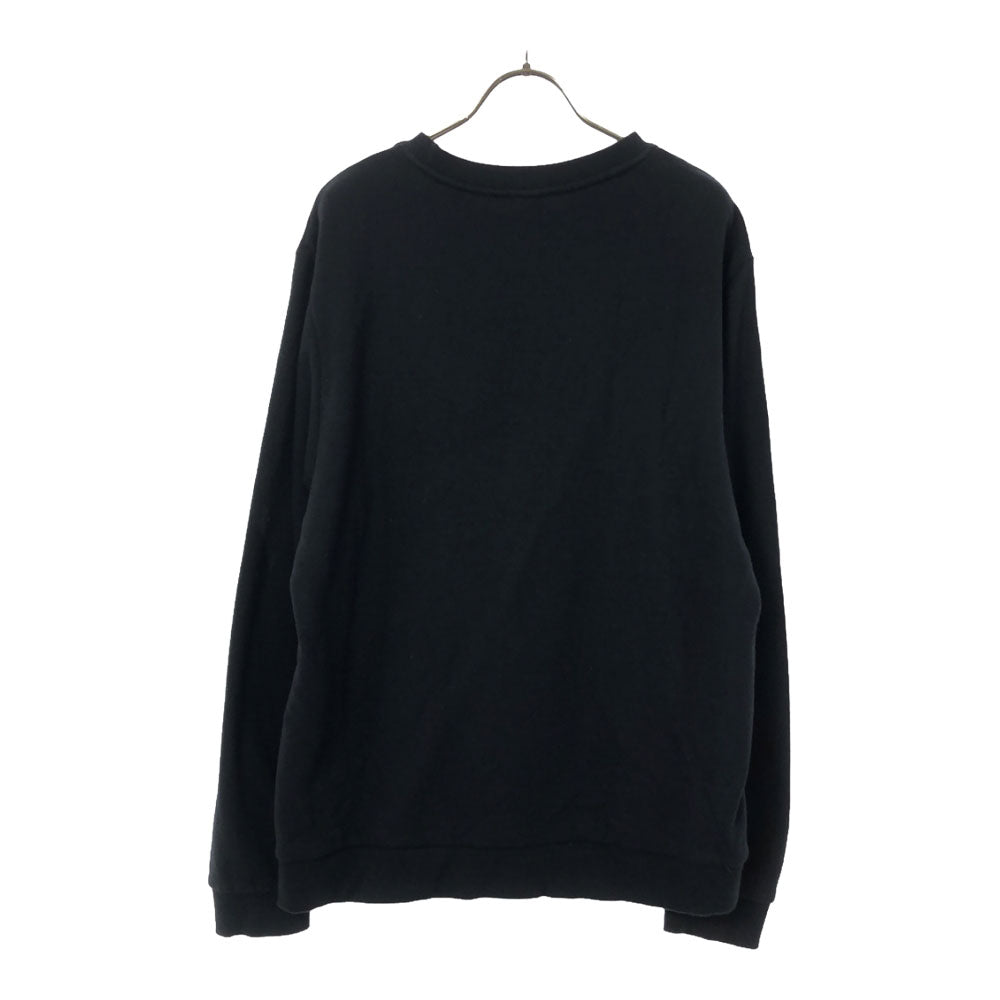 アディダス ネオ ロゴプリント 長袖 スウェット トレーナー XO ネイビー adidas NEO メンズ