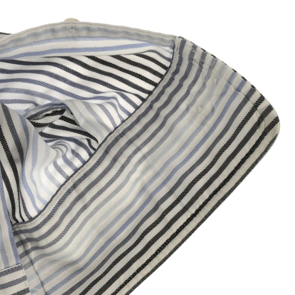 バーバリーロンドン ストライプ 長袖 シャツ L ホワイト BURBERRY LONDON メンズ