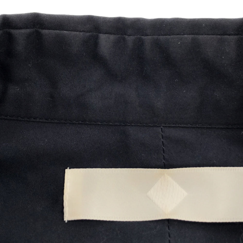 ETHOSENS エトセンス 日本製 長袖 切替え コットンシャツ 2 ブラック メンズ