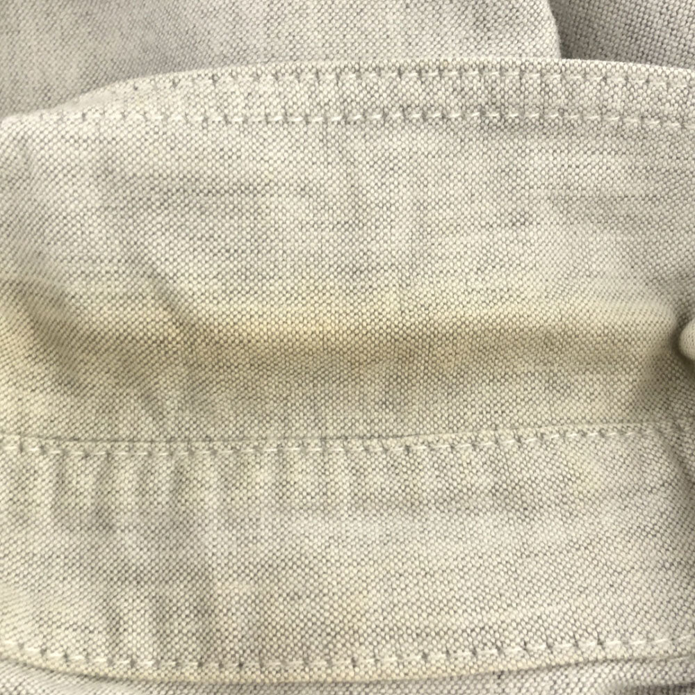 ササフラス 日本製 長袖 シャツ L グレー系 SASAFRAS メンズ