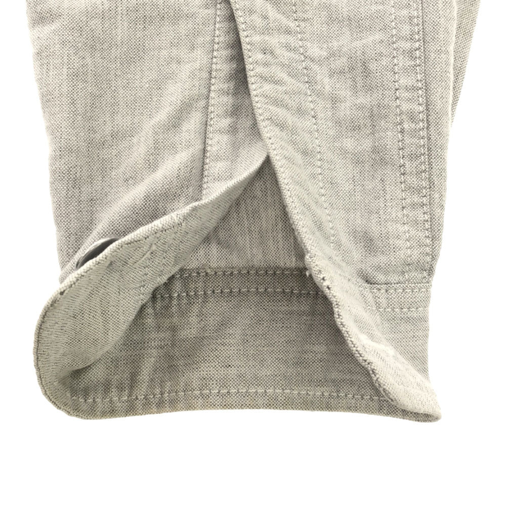 ササフラス 日本製 長袖 シャツ L グレー系 SASAFRAS メンズ