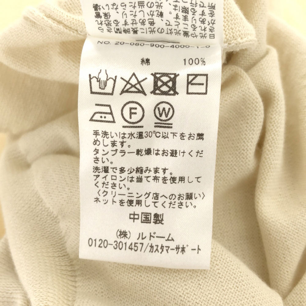 イエナ 半袖 コットンニット セーター オフホワイト IENA レディース