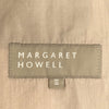 マーガレットハウエル 日本製 シルクブレンド 半袖 テーラードジャケット 3 ベージュ系 MARGARET HOWELL レディース