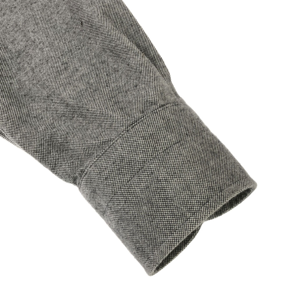 ブリッラ ぺル イル グスト 日本製 長袖 コットンシャツ L ライトグレー Brilla per il gusto メンズ