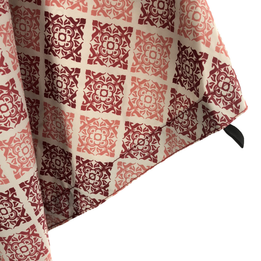 コロンビア 総柄 レイン ポンチョ S ピンク×ホワイト系 Columbia アウトドア レインコート メンズ