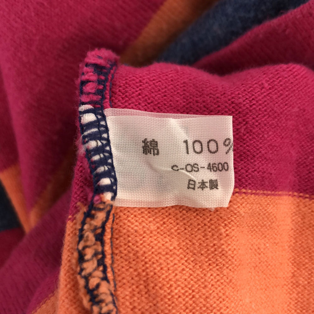 ベティーブープ 90s 日本製 ボーダー プリント 長袖 ジップパーカー BETTY BOOP オールド レディース