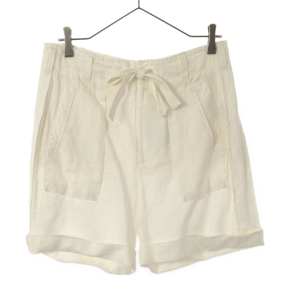 未使用 ポロラルフローレン リネン ショートパンツ 0 ホワイト POLO RALPH LAUREN タグ付き レディース