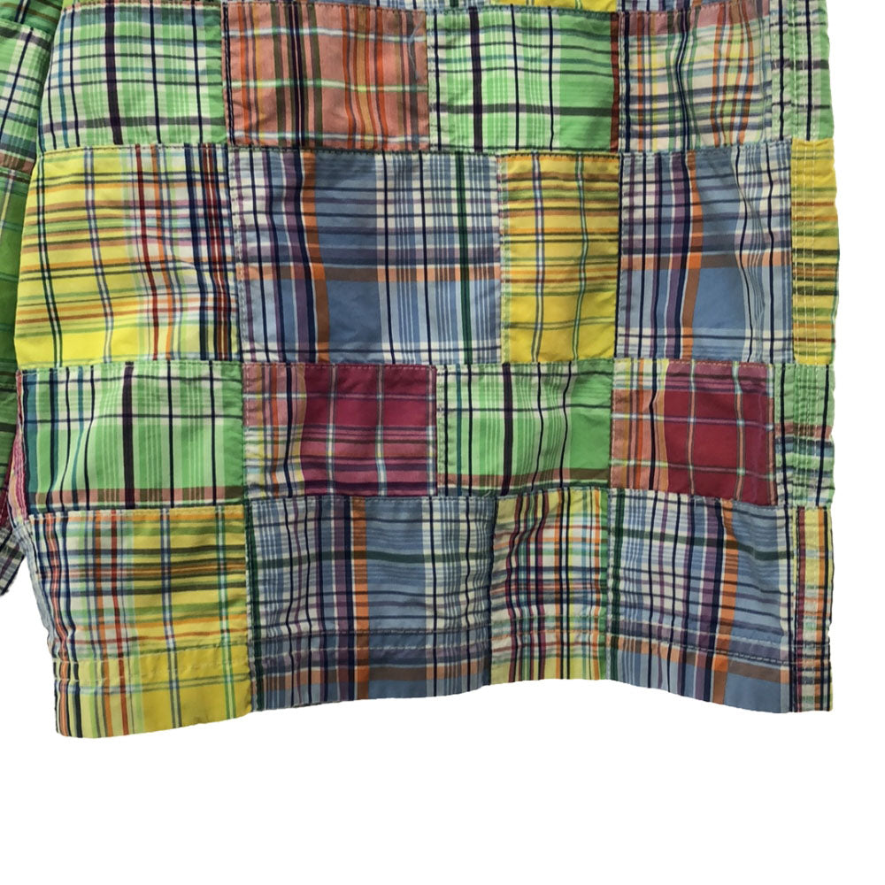 RALPH LAUREN RUGBY ラルフローレン ラグビー チェック パッチワーク ショートパンツ W34 サーフパンツ メンズ