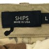 シップス USA製 迷彩 ショートパンツ L ベージュ系 SHIPS メンズ