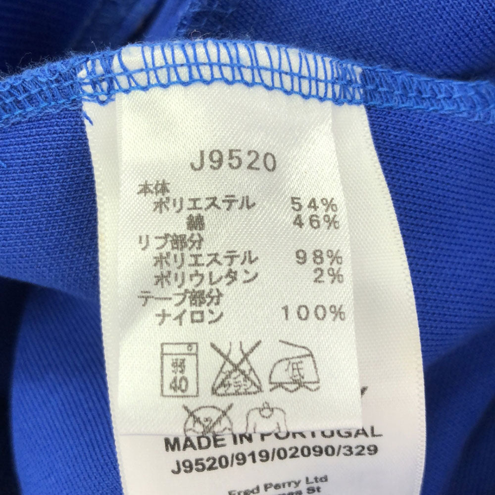 フレッドペリー ジャージジャケット S ブルー FRED PERRY スポーツウェア SPORTSWEAR ジップパーカー メンズ