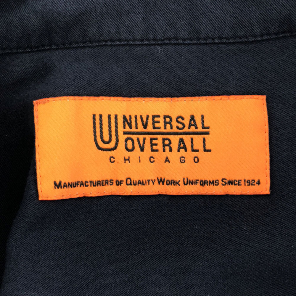 ユニバーサルオーバーオールシカゴ レーヨン 長袖 シャツ S ネイビー UNIVERSAL OVERALL CHICAGO メンズ