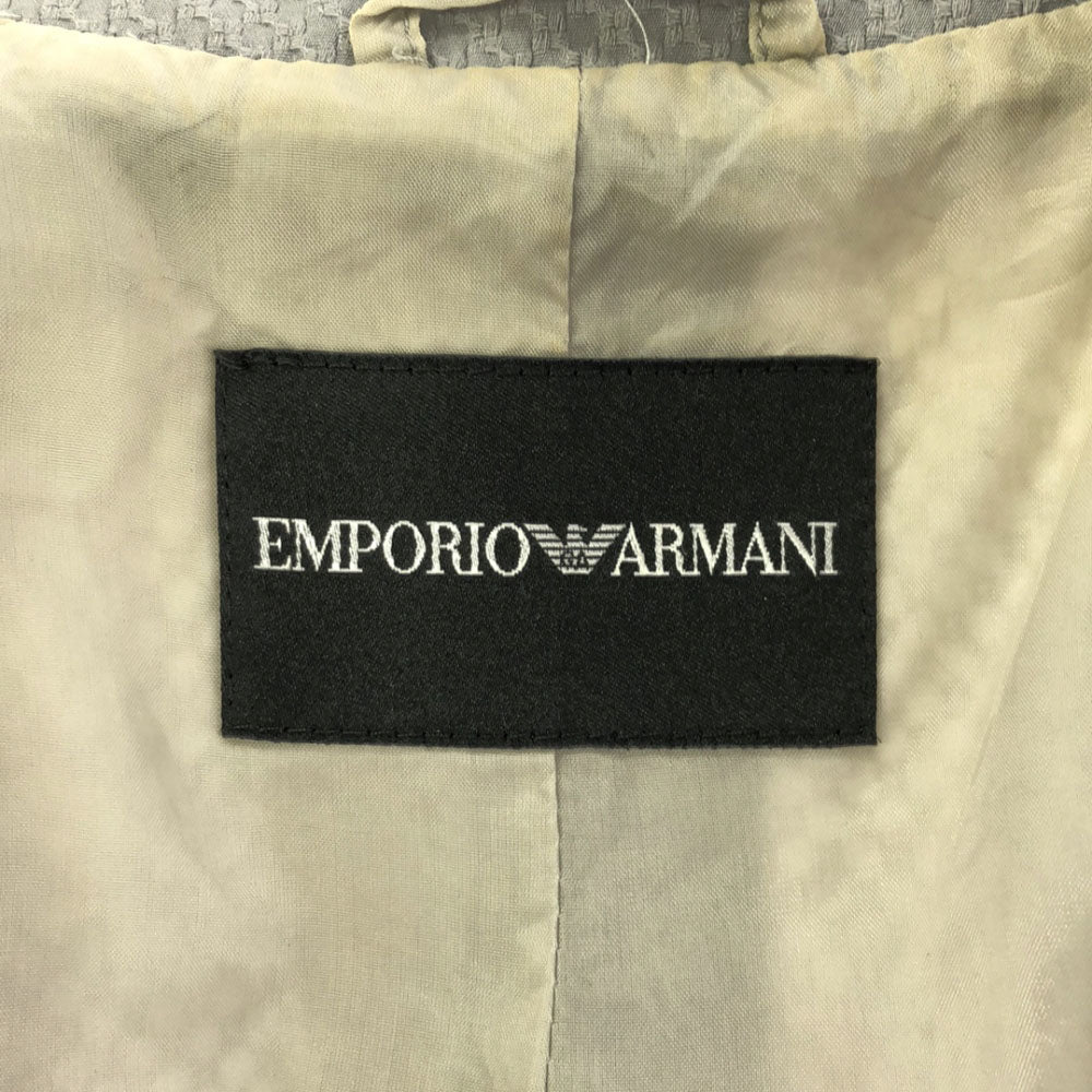 Emporio Armani エンポリオアルマーニ イタリア製 テーラードジャケット 40 グレー系 レディース