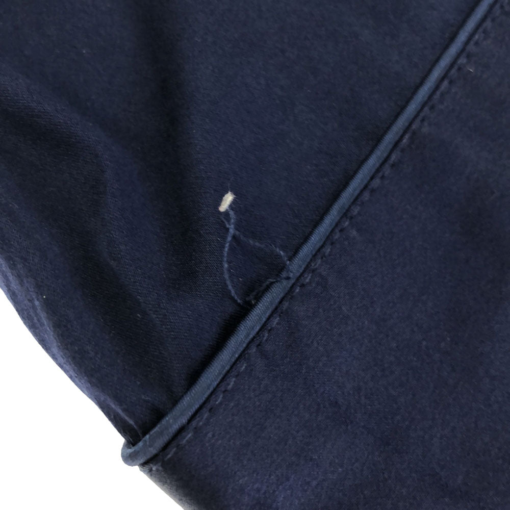 LANVIN LA COLLECTION ランバンコレクション シルク 長袖 ルームウェア M ネイビー パジャマ メンズ