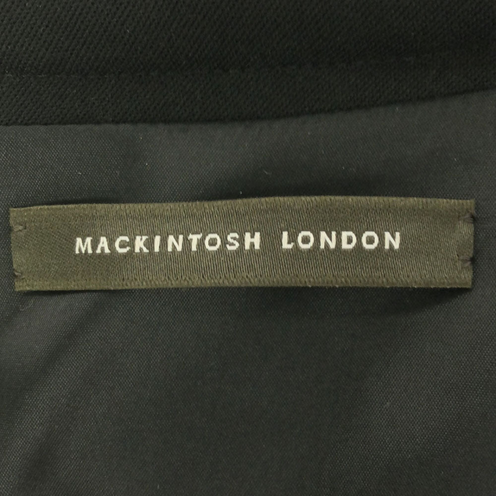 MACKINTOSH LONDON マッキントッシュ ロンドン 日本製 長袖 レース ワンピース 40 ブラック レディース