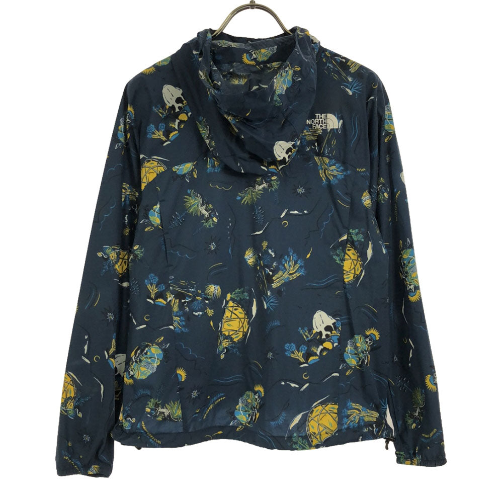 THE NORTH FACE ザノースフェイス NPW21810 総柄 長袖 ナイロンジャケット S ブルー系 アウトドア レディース