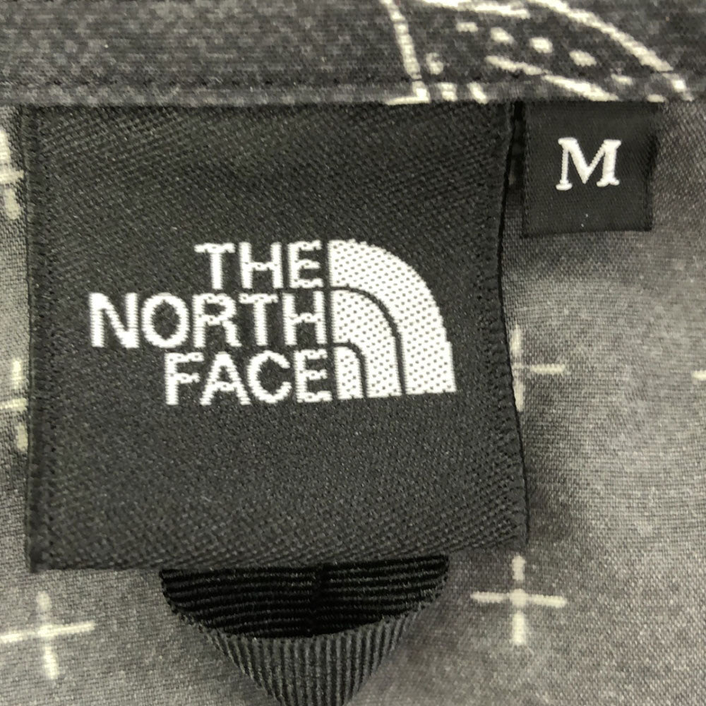ザノースフェイス NP71535 総柄 ナイロンジャケット M ブラック系 THE NORTH FACE アウトドア メンズ