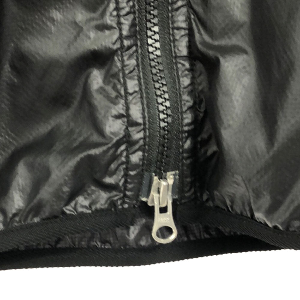 THE NORTH FACE PURPLE LABEL ザノースフェイス パープルレーベル PERTEX NPW2115N ロゴプリント ナイロンジャケット S ブラック アウトドア レディース