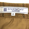 ジバンシー グラマー 90s カシミヤブレンド チェック ミモレ丈スカート 15 ライトブラウン系 GIVENCHY GLAMOUR サイドジップ 裏地付 フロントスリット オールド ヴィンテージ レディース