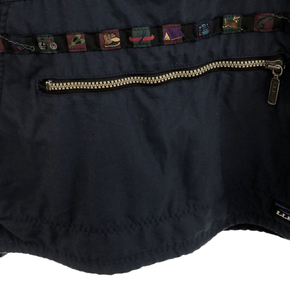 エルエルビーン 70s 長袖 アノラックパーカー S ネイビー系 L.L.Bean プルオーバー アウトドア オールド ヴィンテージ メンズ