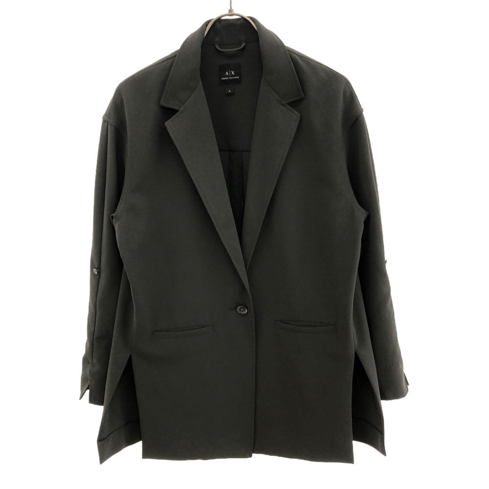 ARMANI EXCHANGE アルマーニエクスチェンジ テーラードジャケット 0 グレー レディース