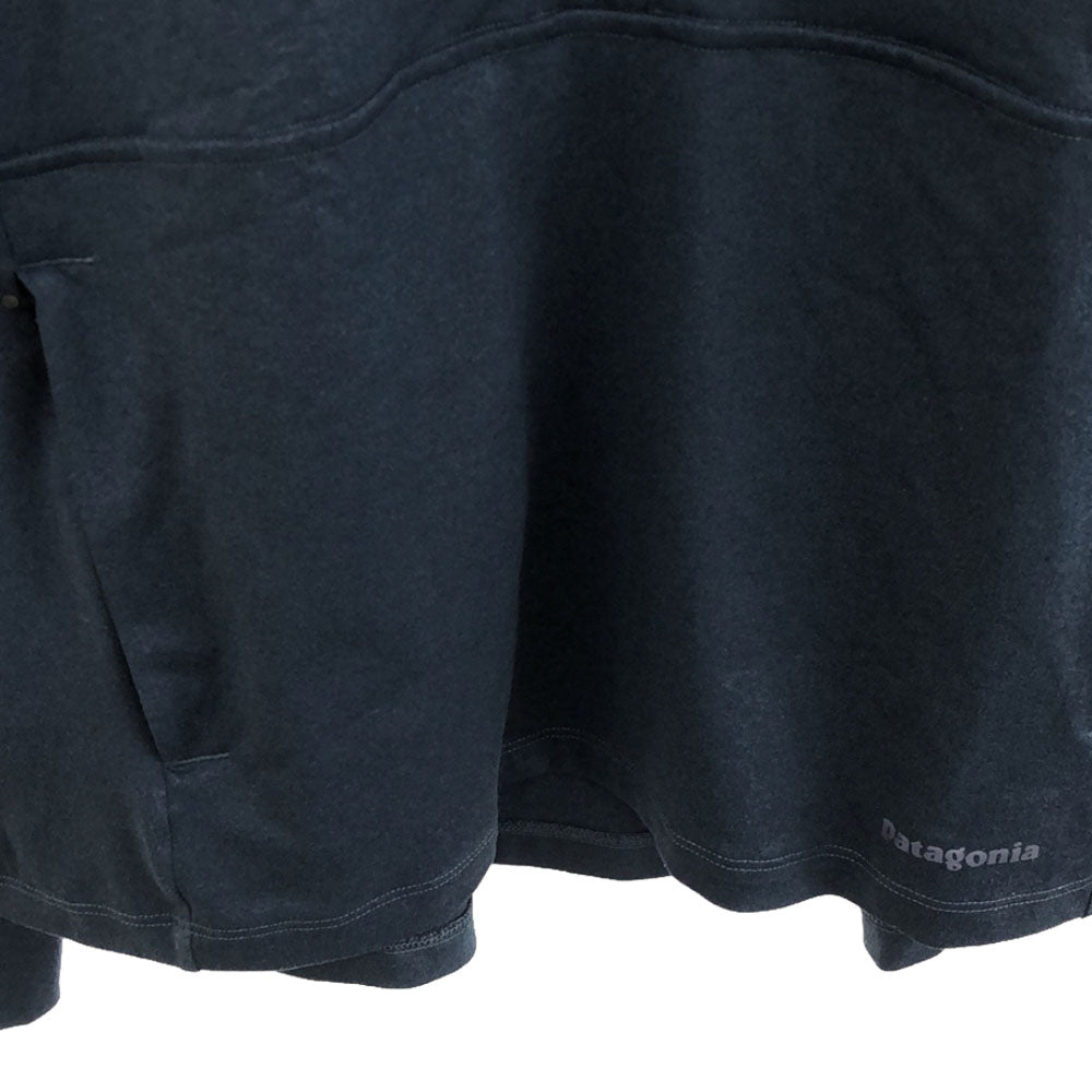 patagonia パタゴニア 長袖 ジップジャケット L ネイビー ハーフジップ プルオーバー アウトドア メンズ