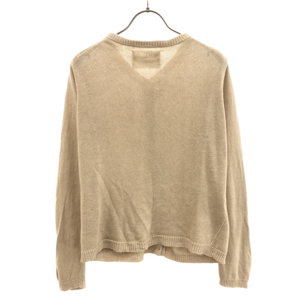 エムエイチエル リネンブレンド 長袖 ニットカーディガン 2 ベージュ MHL. MARGARET HOWELL レディース