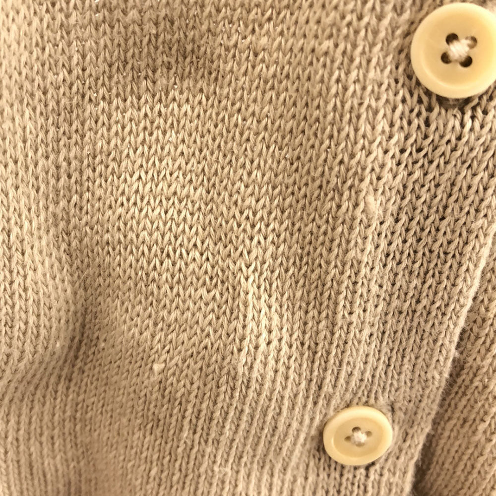 エムエイチエル リネンブレンド 長袖 ニットカーディガン 2 ベージュ MHL. MARGARET HOWELL レディース