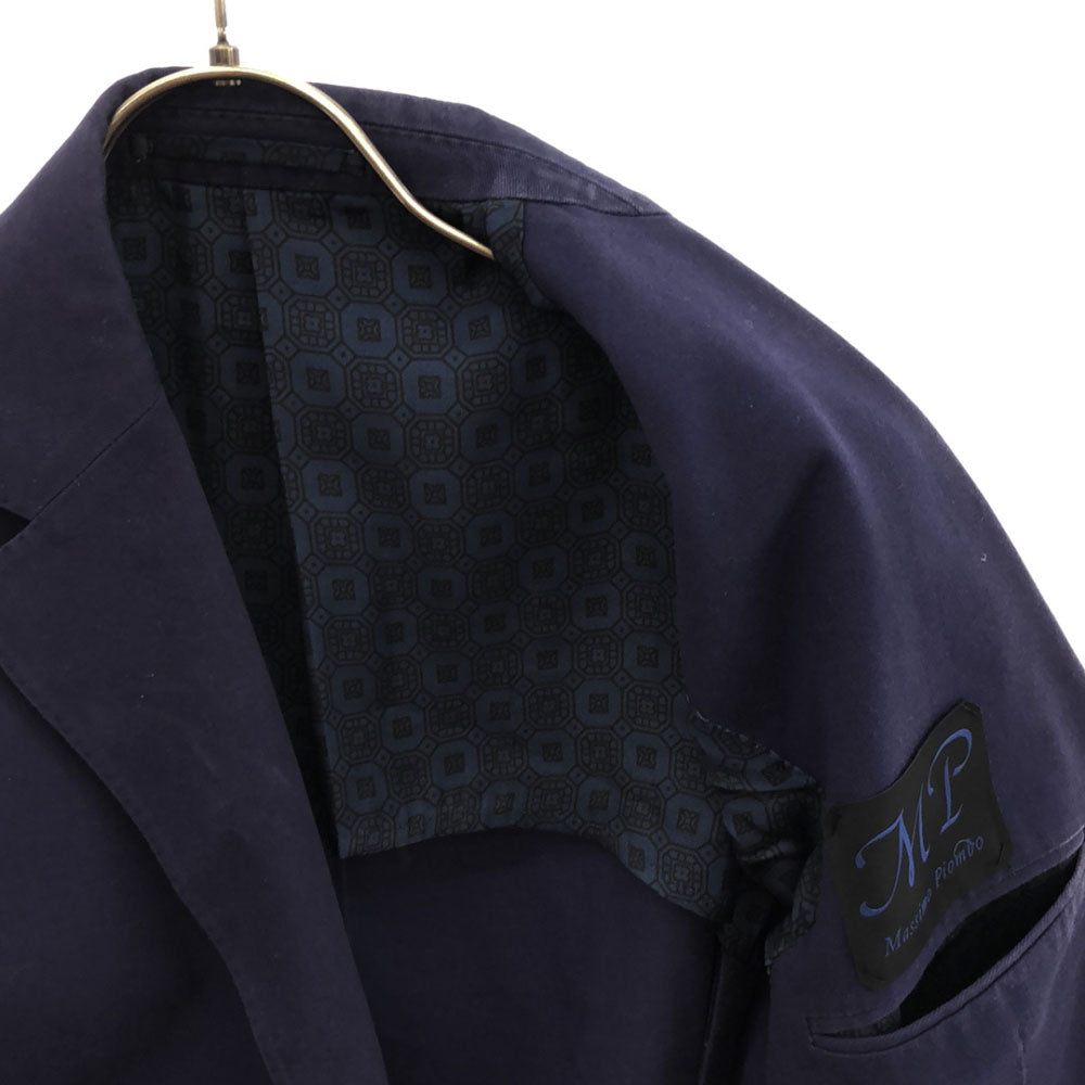 マッシムピオンド イタリア製 テーラードジャケット 44 ネイビー メンズ