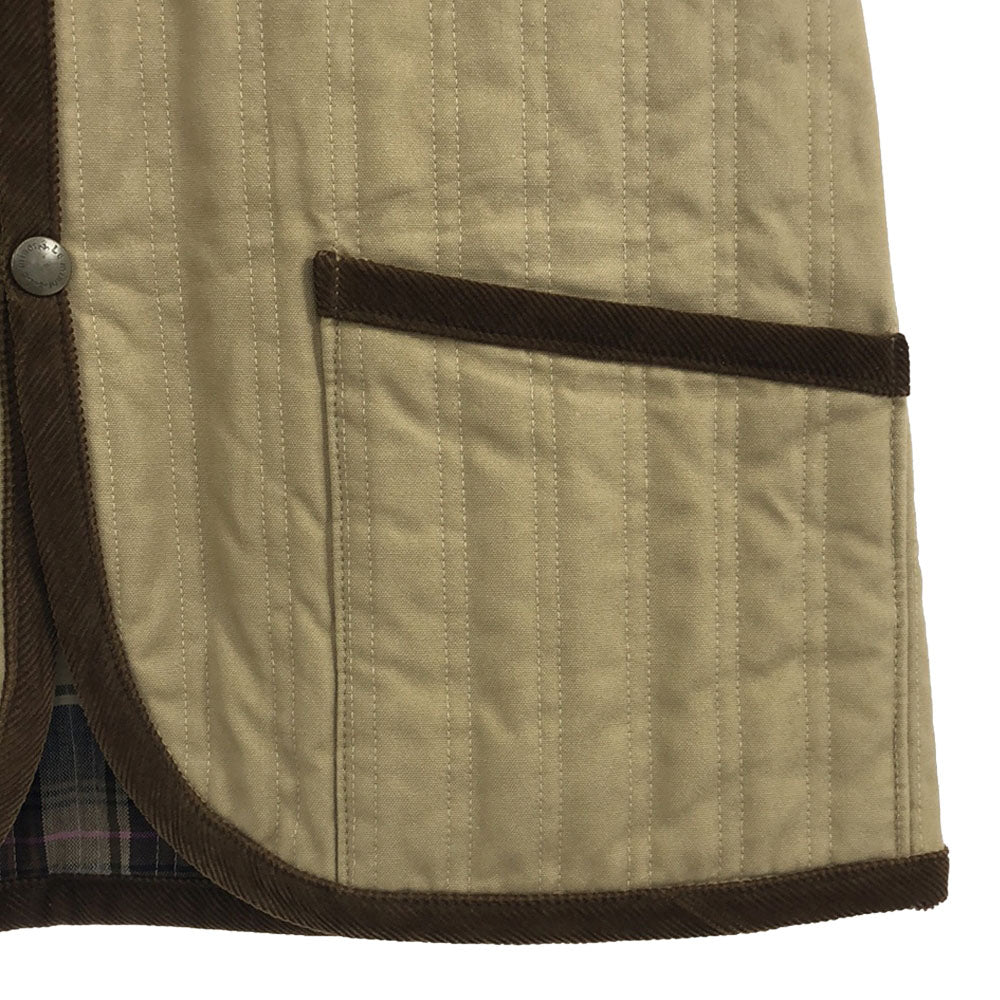 Le Minor ルミノア ジャケット 38 ベージュ系 裏地チェック レディース