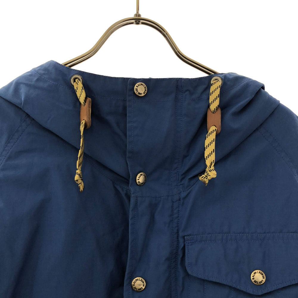 ポロバイラルフローレン マウンテンパーカー S ブルー×オレンジ Polo by Ralph Lauren メンズ