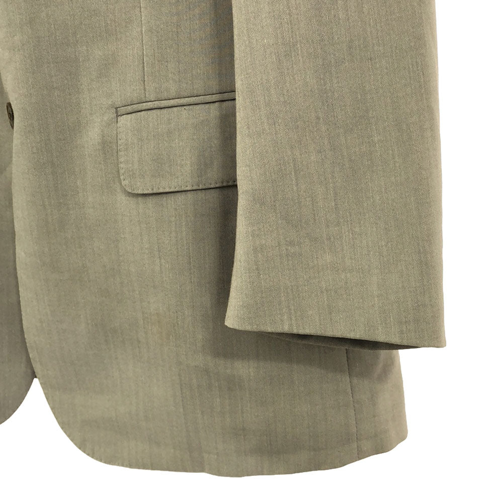 LANVIN LA COLLECTION ランバンコレクション 日本製 ウールブレンド テーラードジャケット ST46-54 ライトグレー メンズ