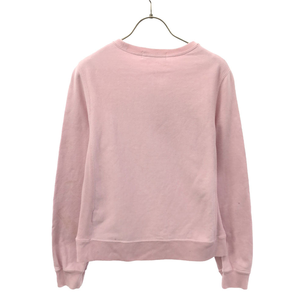 アベイシングエイプ 日本製 プリント 長袖 トレーナー XS ピンク A