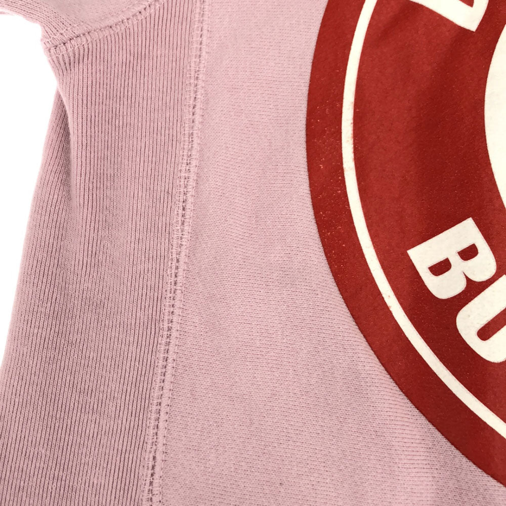 アベイシングエイプ 日本製 プリント 長袖 トレーナー XS ピンク A