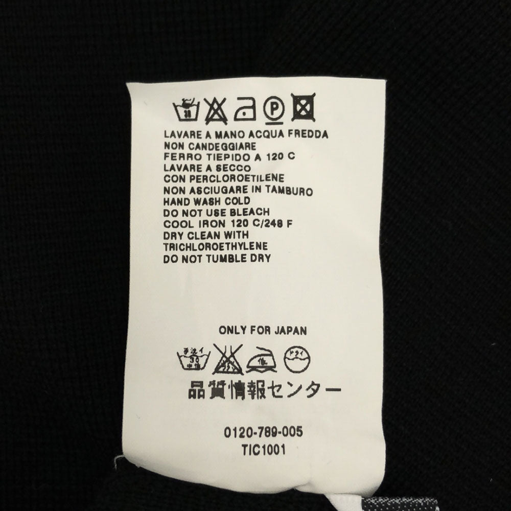 MAX MARA マックスマーラ ウール100% イタリア製 ノースリーブ ハイネックニット ワンピース S ブラック レディース