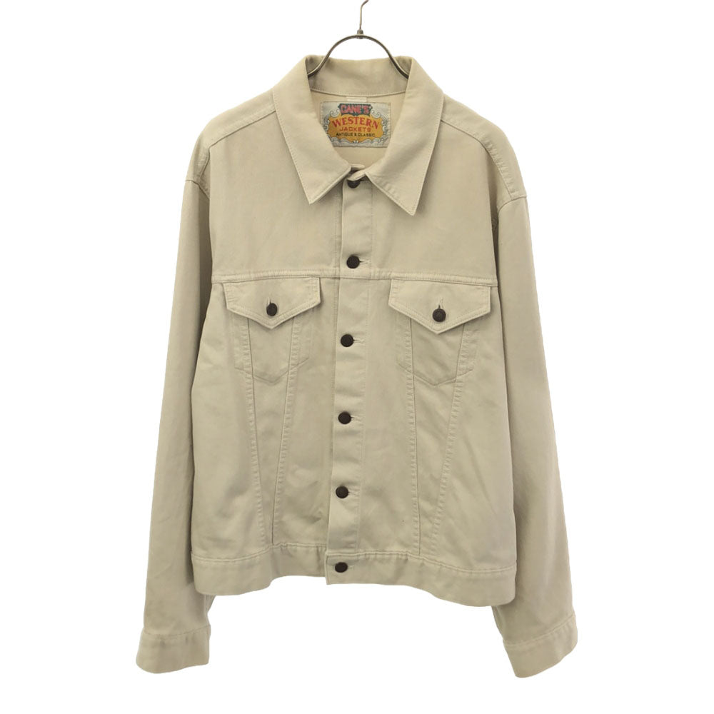 ケーンズウエスタンジャケット 長袖 トラッカー ジャケット ベージュ CANE'S WESTERN JACKETS メンズ