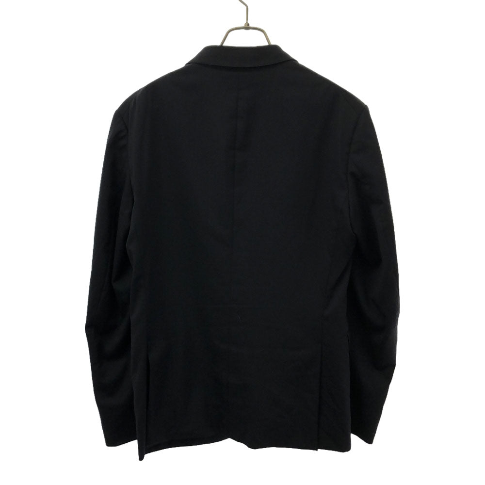 CoSTUME NATIONAL コスチュームナショナル 日本製 ウールブレンド テーラードジャケット 46 ブラック メンズ