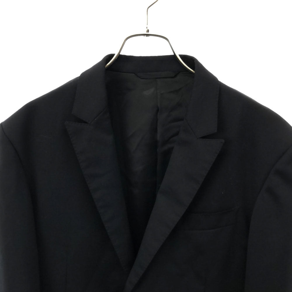 CoSTUME NATIONAL コスチュームナショナル 日本製 ウールブレンド テーラードジャケット 46 ブラック メンズ