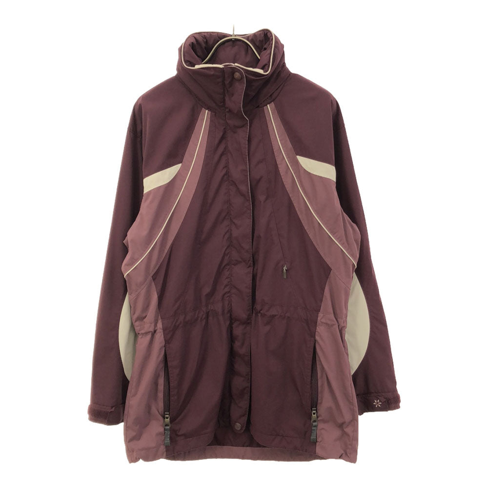 Columbia コロンビア ナイロンジャケット S ダークパープル×ホワイト アウトドア レディース