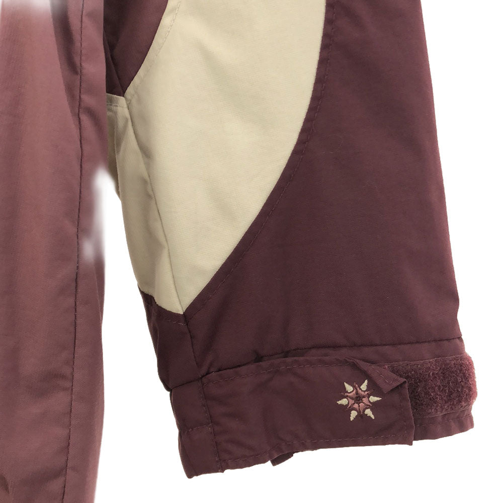 Columbia コロンビア ナイロンジャケット S ダークパープル×ホワイト アウトドア レディース