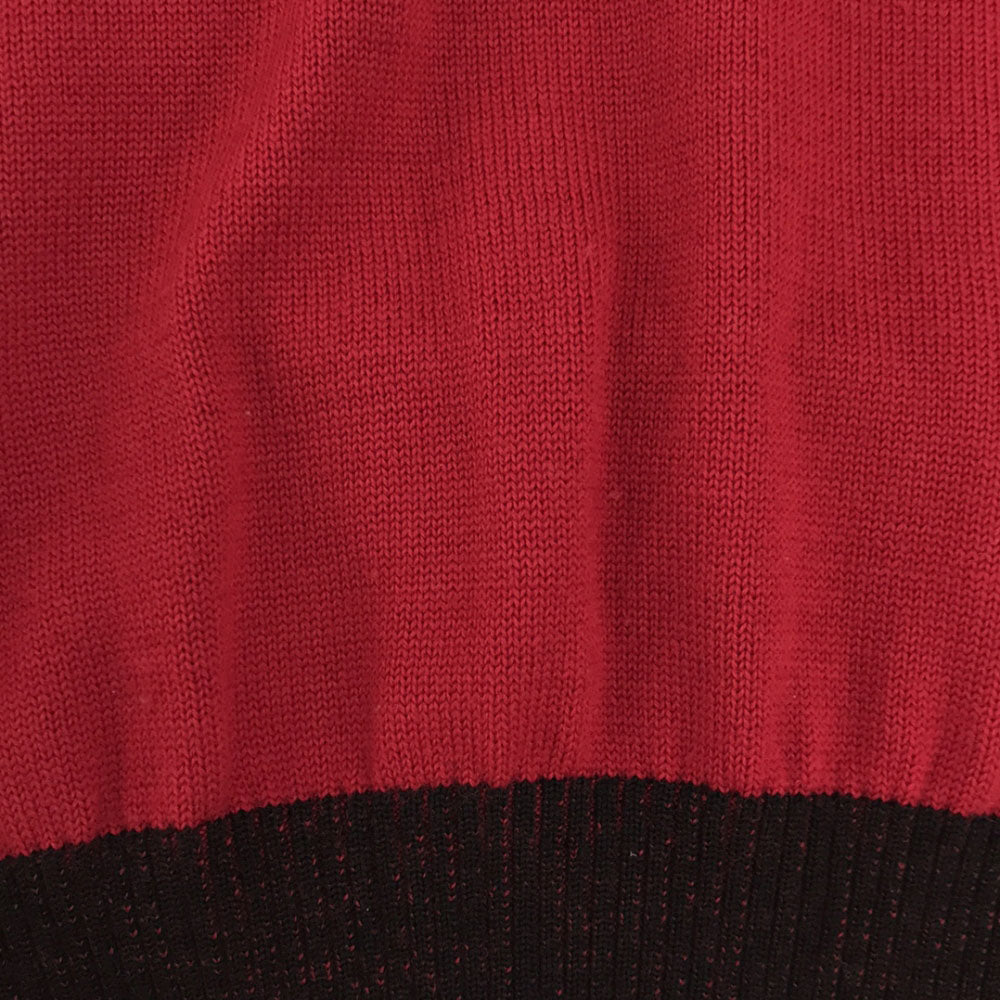 KENZO GOLF ケンゾーゴルフ 日本製 ゴルフ 長袖 セーター 1 レッド系 ニット メンズ