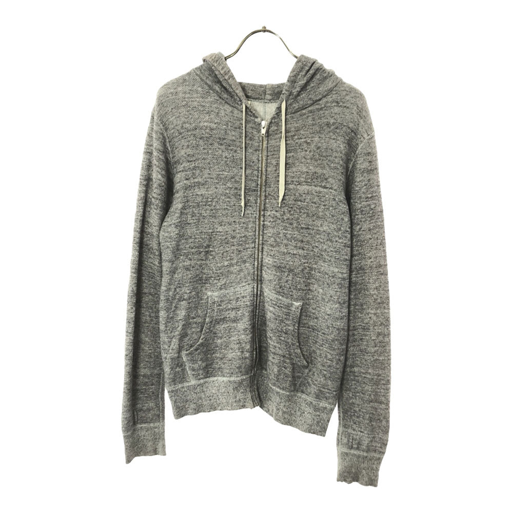 エヌハリウッド 日本製 長袖 ジップパーカー 36 グレー N.HOOLYWOOD メンズ