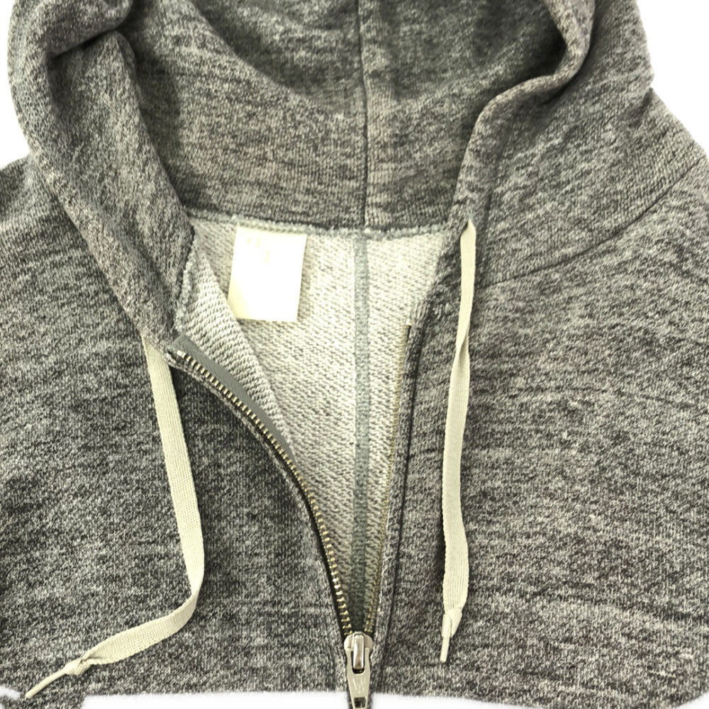 エヌハリウッド 日本製 長袖 ジップパーカー 36 グレー N.HOOLYWOOD メンズ