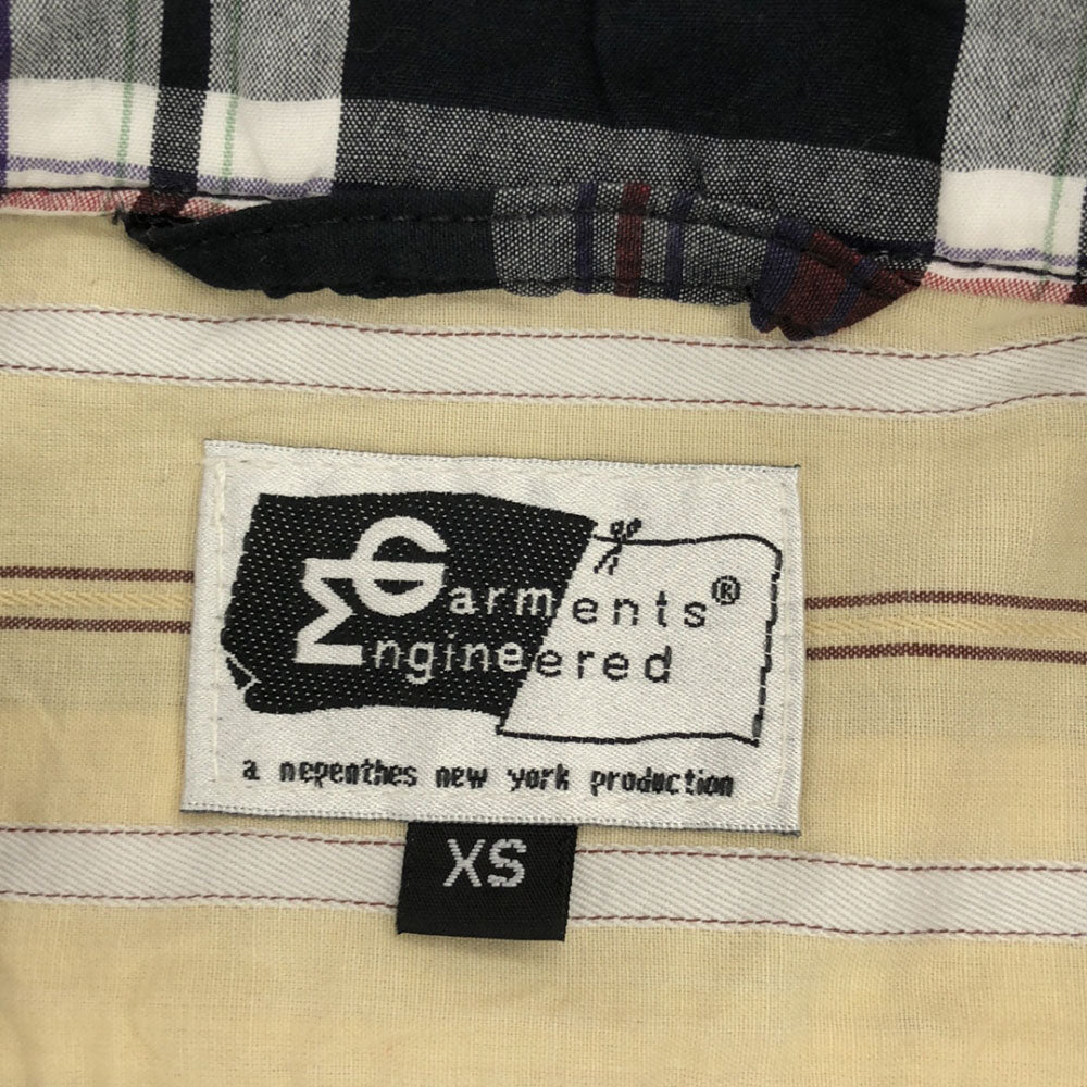 ENGINEERED GARMENTS エンジニアドガーメンツ USA製 チエック柄 シャツジャケット XS メンズ