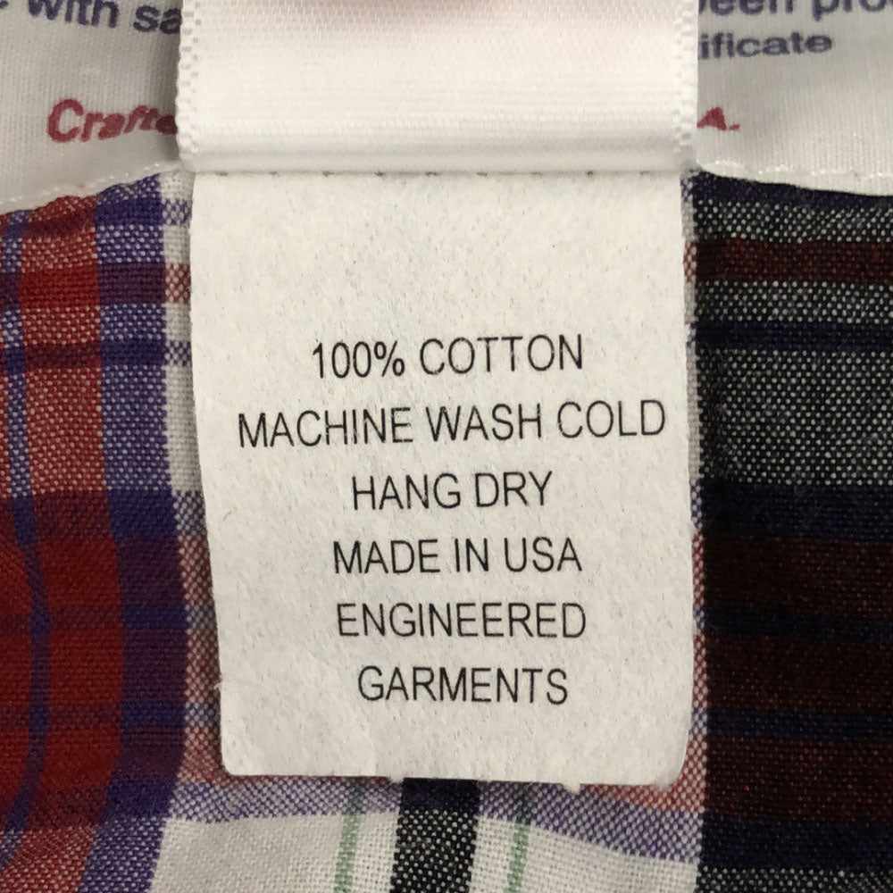 ENGINEERED GARMENTS エンジニアドガーメンツ USA製 チエック柄 シャツジャケット XS メンズ